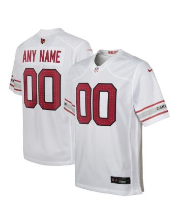 Arizona Cardinals Custom YOUTH Game Jersey - White