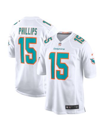 Jaelan Phillips 15 Miami Dolphins Men Game Jersey - White