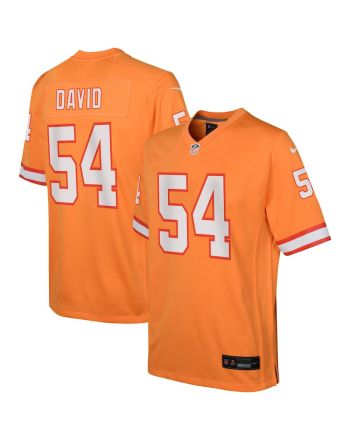 Lavonte David 54 Tampa Bay Buccaneers YOUTH Game Jersey - Orange