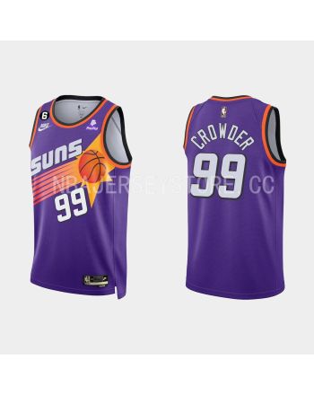 Phoenix Suns Jae Crowder 99 2022-23 Classic Edition Purple Men Jersey