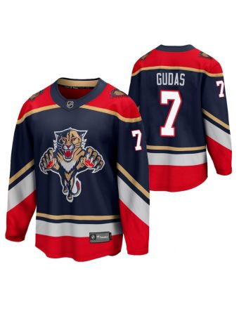 Florida Panthers 7 Radko Gudas 2023 Reverse Retro Blue Special Edition Jersey Jersey