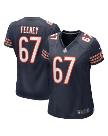 Dan Feeney 67 New York Giants Women Team Game Jersey - Royal