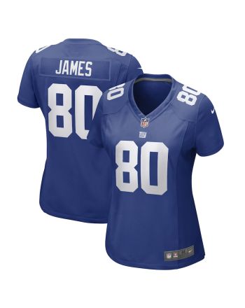 Richie James 80 New York Giants Women Game Jersey - Royal