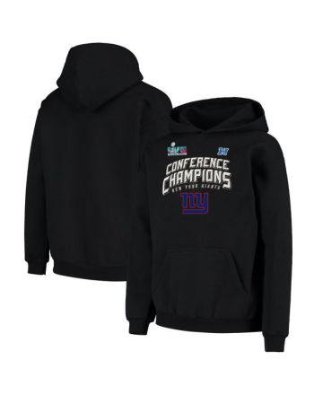 New York Giants NFC Conference Champions Black Pullover Hoodie