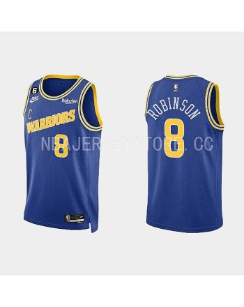 Golden State Warriors 8 Jerome Robinson 2022-23 Classic Edition Royal Men Jersey