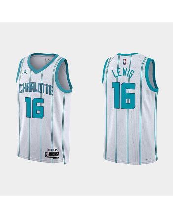 Charlotte Hornets Scottie Lewis 16 2022-23 Association Edition White Men Jersey Swingman