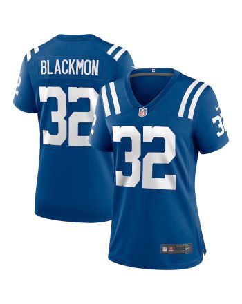 Julian Blackmon 32 Indianapolis Colts Women Game Jersey - Royal