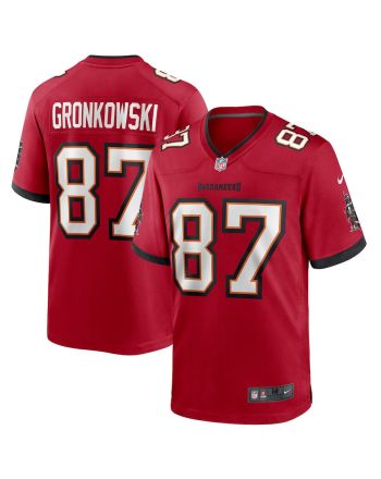 Rob Gronkowski 87 Tampa Bay Buccaneers Game Jersey - Red