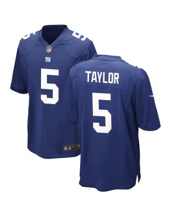 New York Giants Tyrod Taylor 5 Game Jersey - Royal Jersey