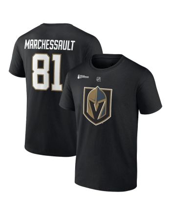 Jonathan Marchessault Vegas Golden Knights 2023 Stanley Cup Champions Stack T-Shirt - Black