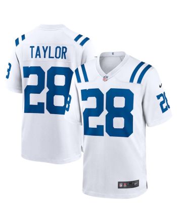 Jonathan Taylor 28 Indianapolis Colts Men Game Jersey - White