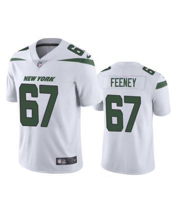 Dan Feeney 67 New York Jets White Vapor Limited Jersey