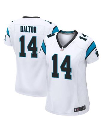 Andy Dalton 14 Carolina Panthers Women Game Jersey - White