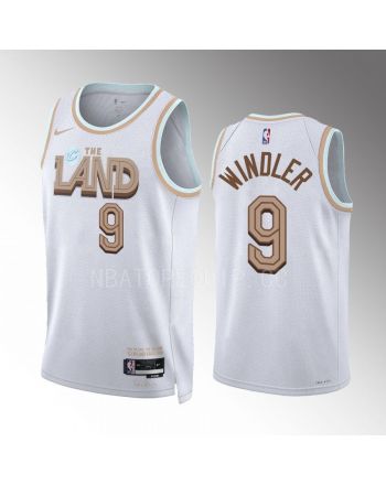 Dylan Windler 9 2022-23 Cleveland Cavaliers White City Edition Jersey Swingman