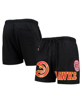 Atlanta Hawks Black Mesh Capsule Shorts - Men