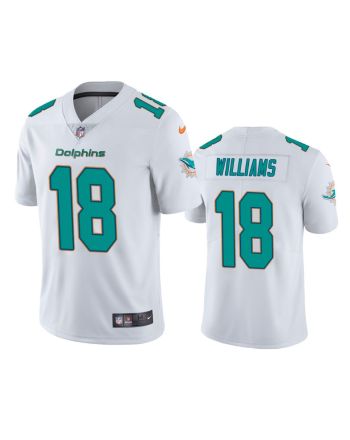 Men's JerseyPreston Williams 18 Miami Dolphins White Vapor Limited Jersey