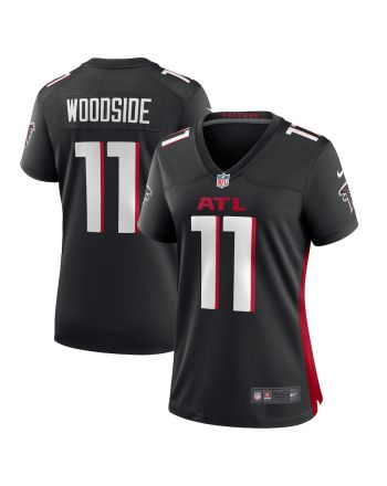 Logan Woodside 11 Atlanta Falcons Women's Team Game Jersey - Black