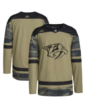 Nashville Predators Military Appreciation Team Practice Men Jersey - Camo