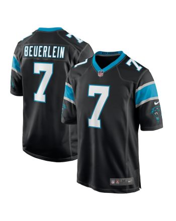 Steve Beuerlein 7 Carolina Panthers Men Retired Jersey - Black