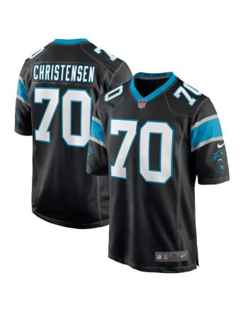 Brady Christensen 70 Carolina Panthers Men's Game Jersey - Black