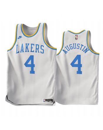 Los Angeles Lakers D.J. Augustin 4 2022-23 Classic Edition White Jersey - Men Jersey