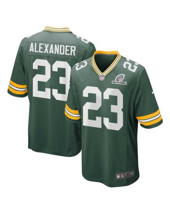 Jaire Alexander 23 Green Bay Packers 2024 Divisional Patch Game Men Jersey - Green