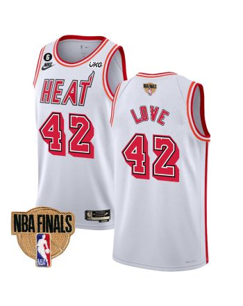 Kevin Love 42 Miami Heat Final Champions 2023 Swingman Jersey - Classic Edition - White