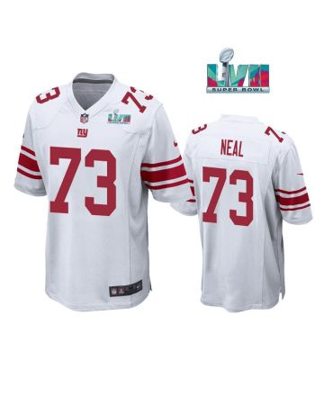 Evan Neal 73 New York Giants Super Bowl LVII Super Bowl LVII White Men Game Jersey