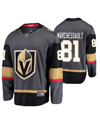 Men Vegas Golden Knights Jonathan Marchessault 81 Gray Home Breakaway Player Jersey Jersey