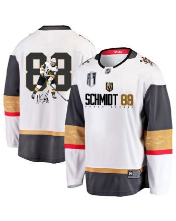 Nate Schmidt 88 Vegas Golden Knights Defensive Anchor 2023 Champions Stanley Cup Men Jersey - White