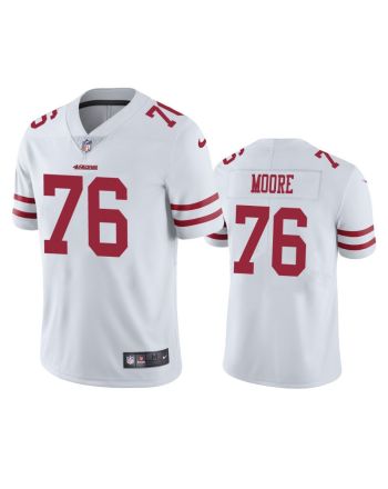 Jaylon Moore 76 San Francisco 49ers White Vapor Limited Jersey