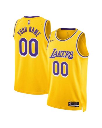 Los Angeles Lakers Custom 00 Men 2022/23 Swingman Jersey - Icon Edition