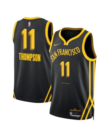 Klay Thompson 11 Golden State Warriors 2023/24 City Edition Swingman Jersey - Black