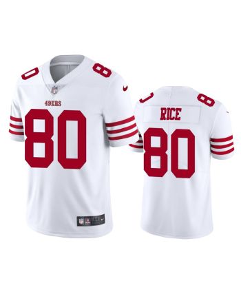 San Francisco 49ers Jerry Rice 80 2022-23 Vapor Limited White Jersey - Men's