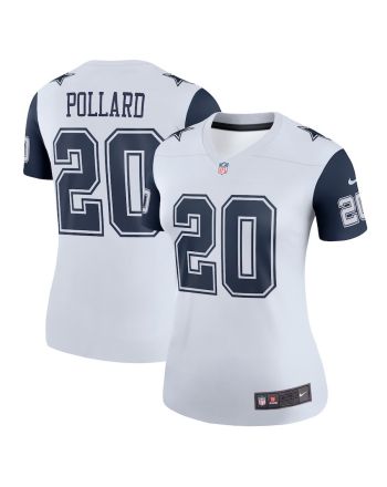 Tony Pollard 20 Dallas Cowboys Women Alternate Legend Jersey - White