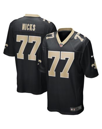 Carl Nicks 77 New Orleans Saints Men Game Retired Jersey - Black