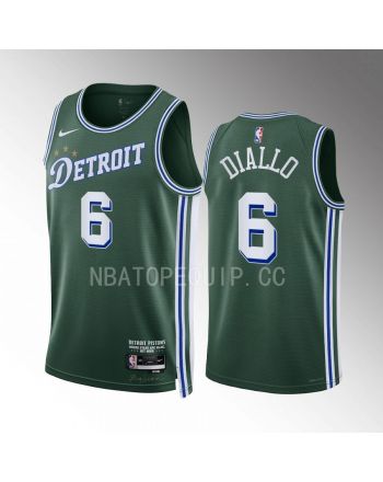 Hamidou Diallo 6 2022-23 Detroit Pistons Green City Edition Jersey Swingman