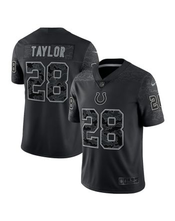 Jonathan Taylor Indianapolis Colts RFLCTV Limited Jersey - Black