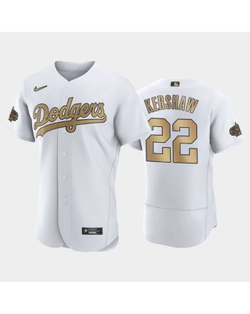 Los Angeles Dodgers Clayton Kershaw 22 2022-23 All-Star Game White Jersey