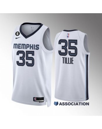 Killian Tillie 35 Memphis Grizzlies 2022-23 Association Edition White Jersey