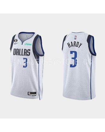 Dallas Mavericks Jaden Hardy 3 2022-23 Association Edition White Men Jersey Swingman