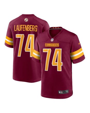 Nolan Laufenberg 74 Washington Commanders Men Game Jersey - Burgundy