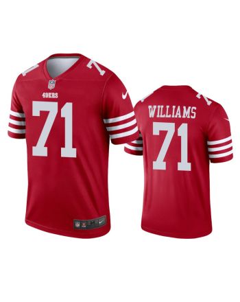 San Francisco 49ers 71 Trent Williams 2022-23 Legend Scarlet Jersey - Men's