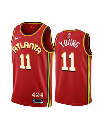 Trae Young 11 2022-23 Atlanta Hawks Red Icon Edition Jersey