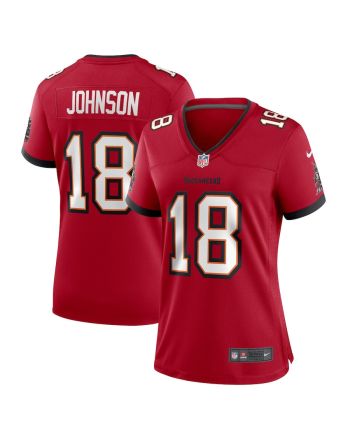 Tyler Johnson Tampa Bay Buccaneers Women's Home Game Player Jersey - Red