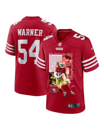 Fred Warner 54 San Francisco 49ers All-Pro Fred Game Men Jersey - Scarlet