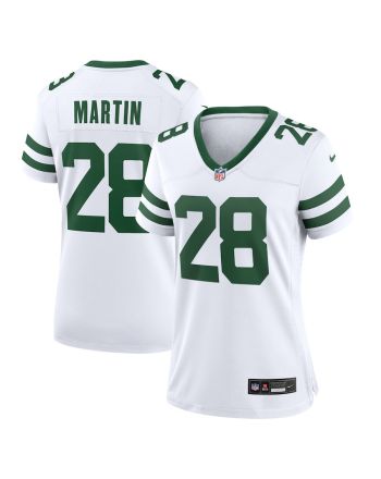 Curtis Martin 28 New York Jets Women's Player Game Jersey - White