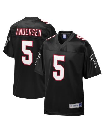 Morten Andersen 5 Atlanta Falcons NFL Pro Line Vintage Men Retired Jersey - Black