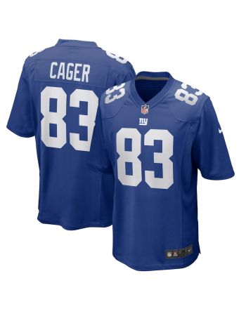 Lawrence Cager 83 New York Giants Home Game Player Jersey - Royal