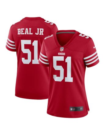 Robert Beal Jr 51 San Francisco 49ers Women Game Jersey - Scarlet